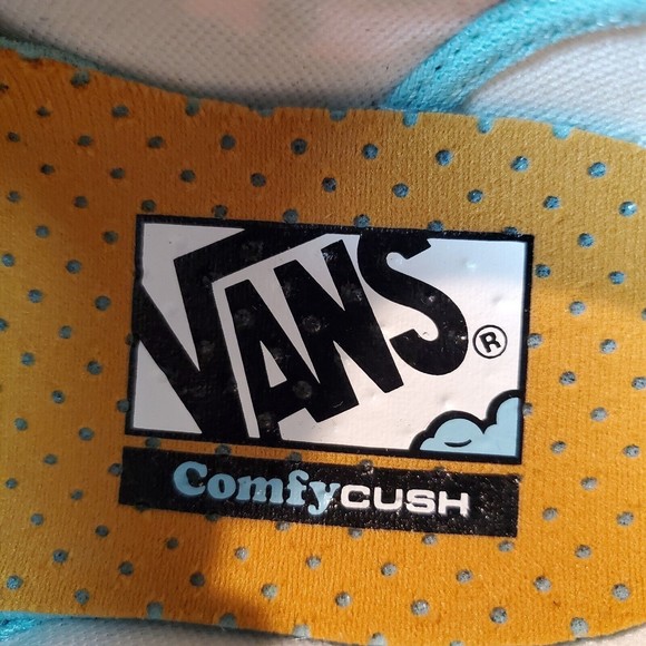 Vans Authentic ComfyCush Skate Shoes Womens 6 Pink Purple Leopard Print - Picture 11 of 12